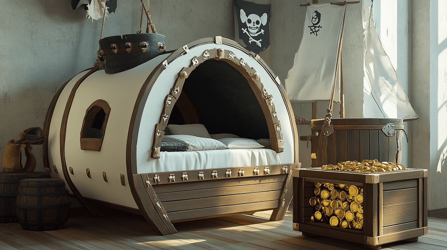 Pirate furniture: From the bed to the treasure chest