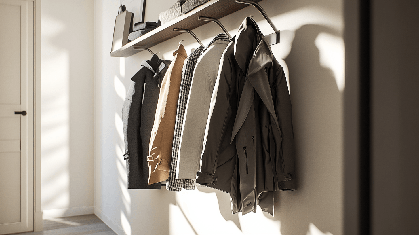 Organized on the go: Coat racks for jackets and coats