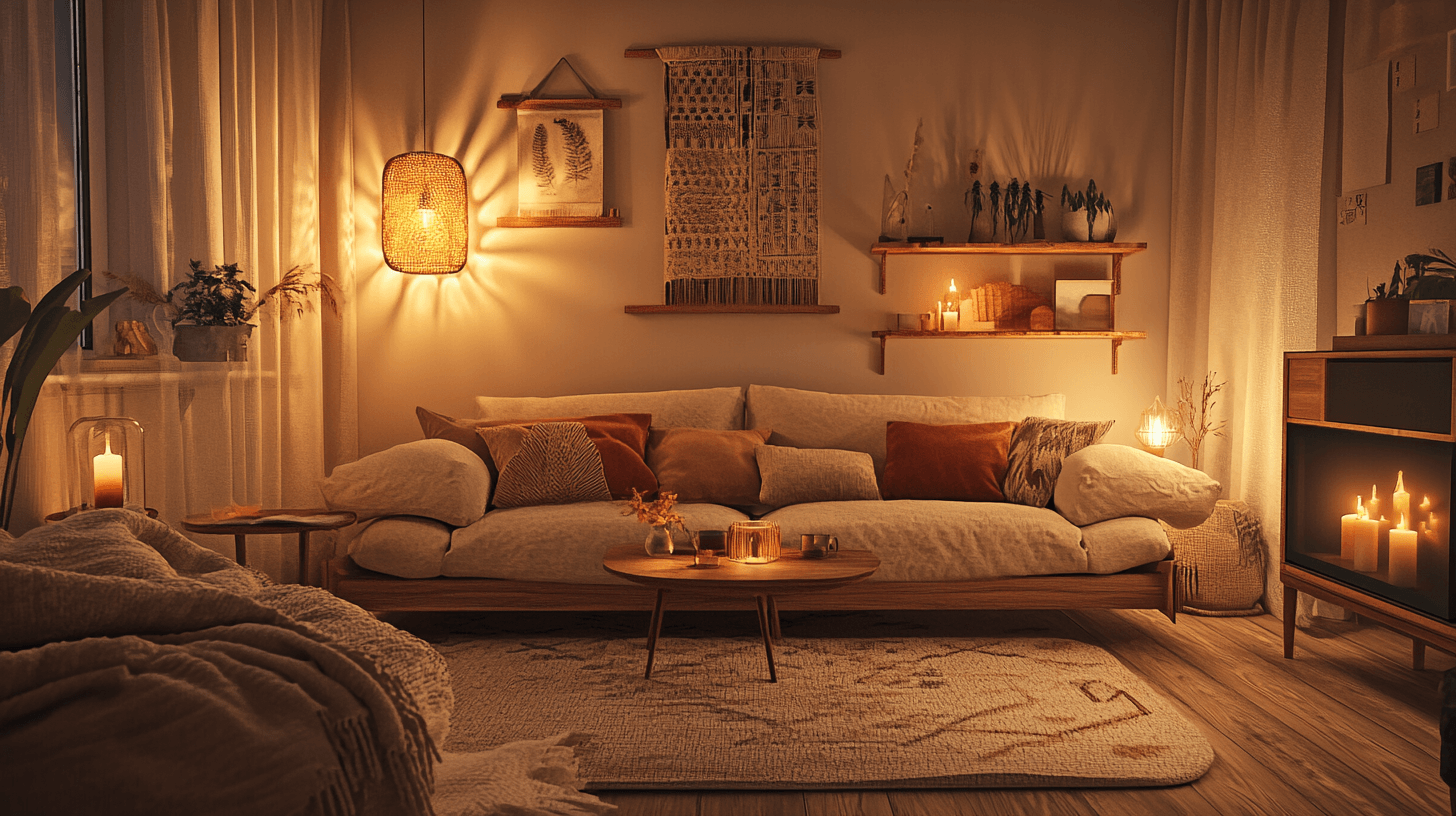 Warm earth tones: Comfort through natural colors