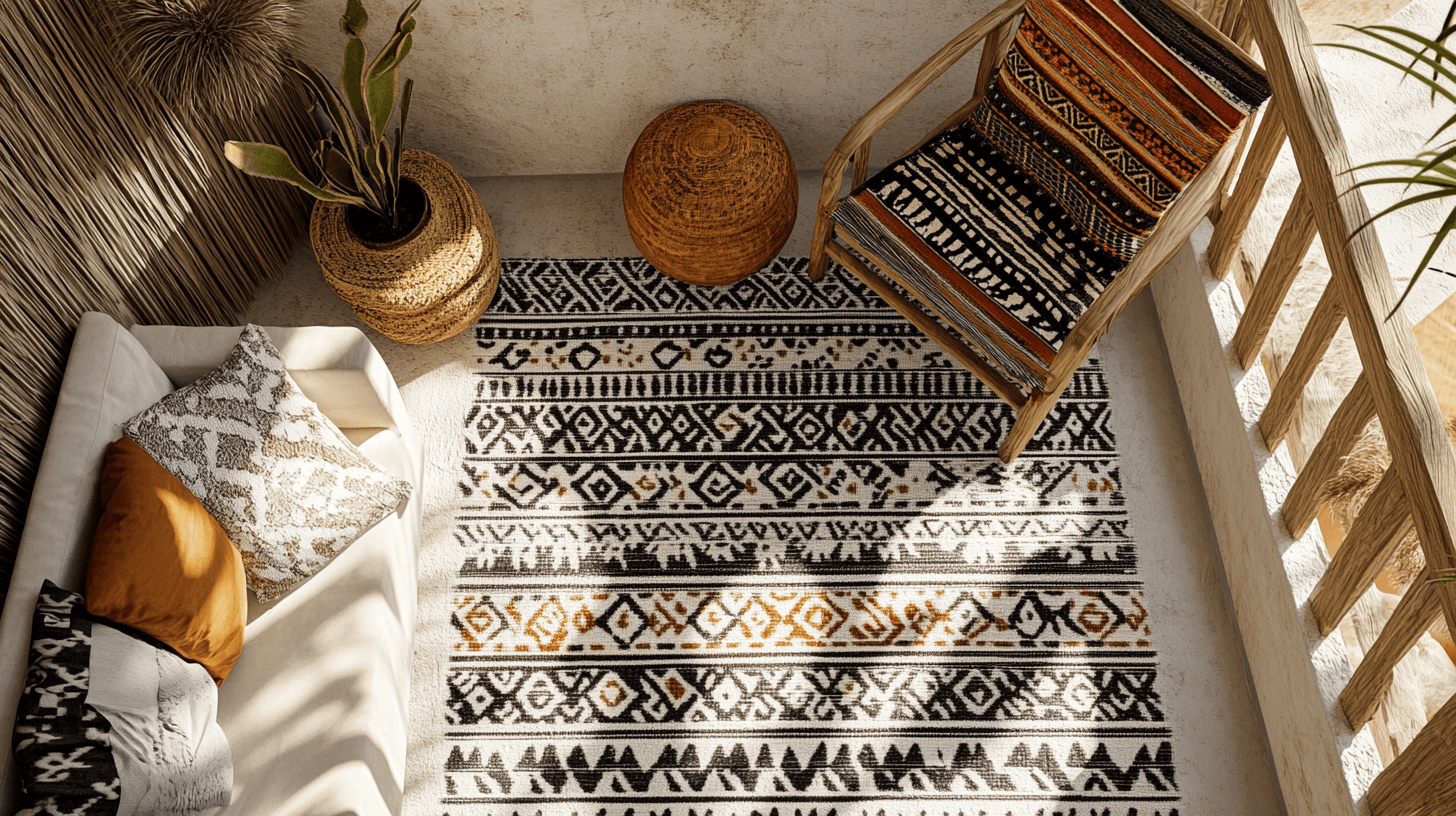 Decorations and accessories in ethnic chic