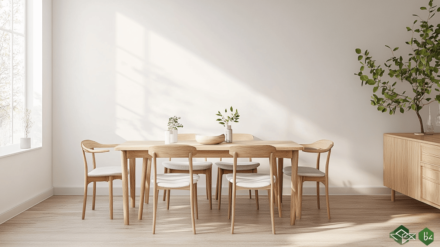 Color design in the Scandinavian dining room