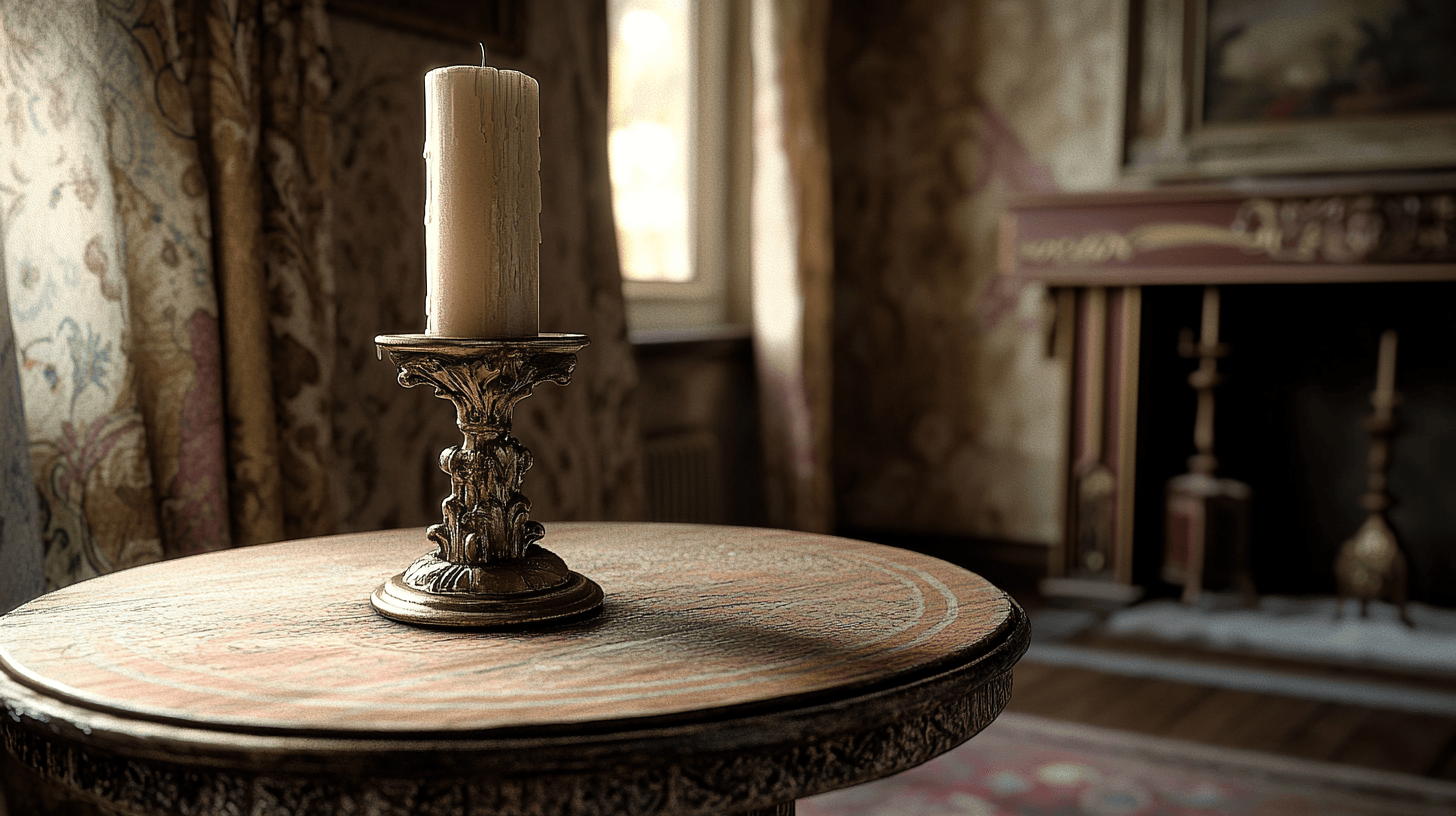Vintage candle holders: Nostalgic light sources for your home