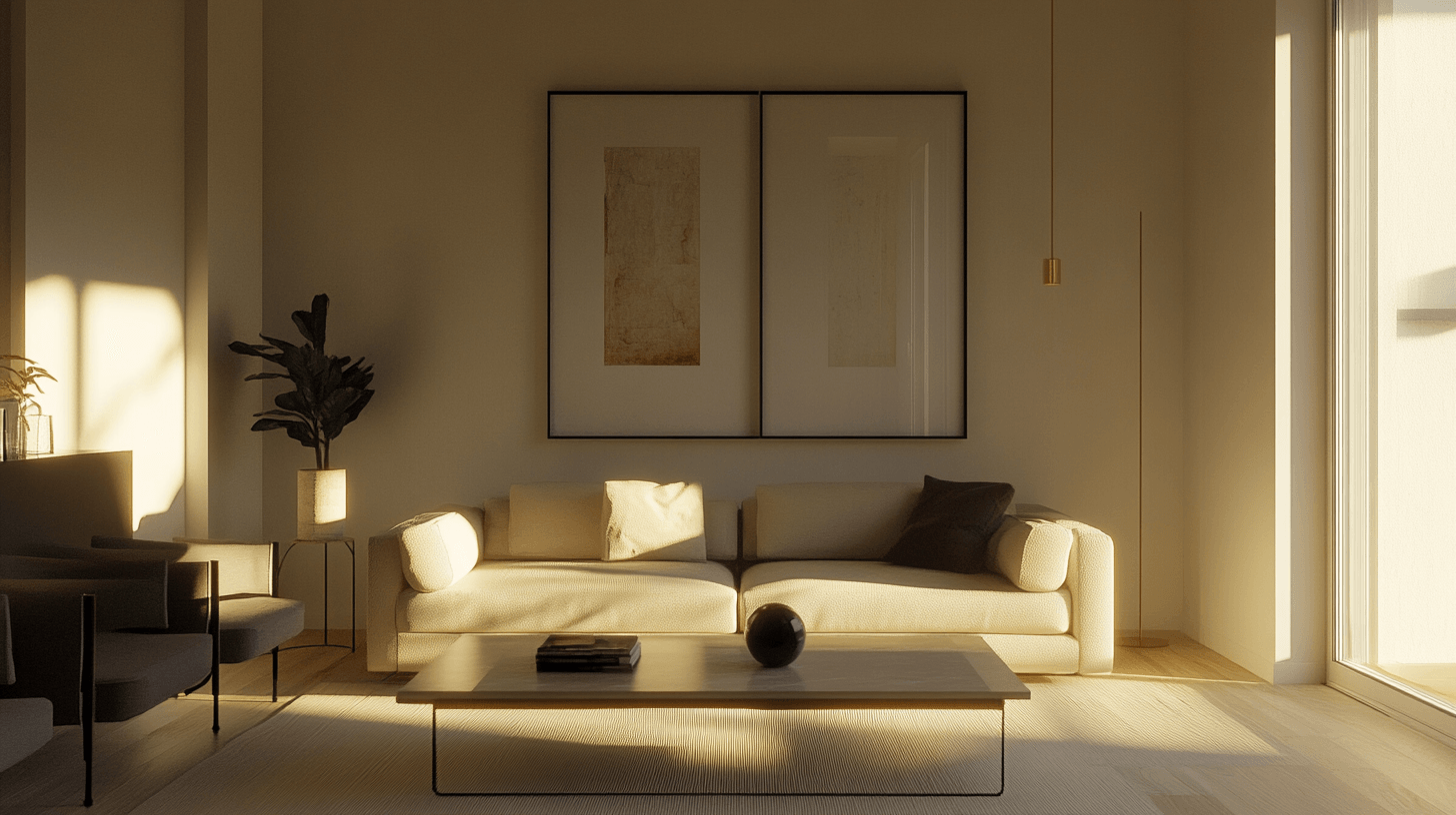 Minimalism: Less is more – clean lines and neutral colors