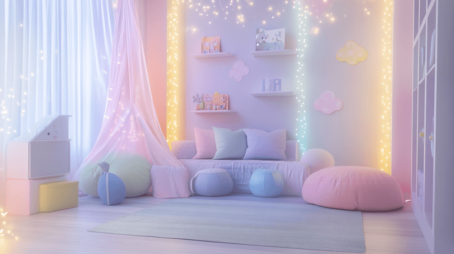 Color design and lighting for a magical atmosphere