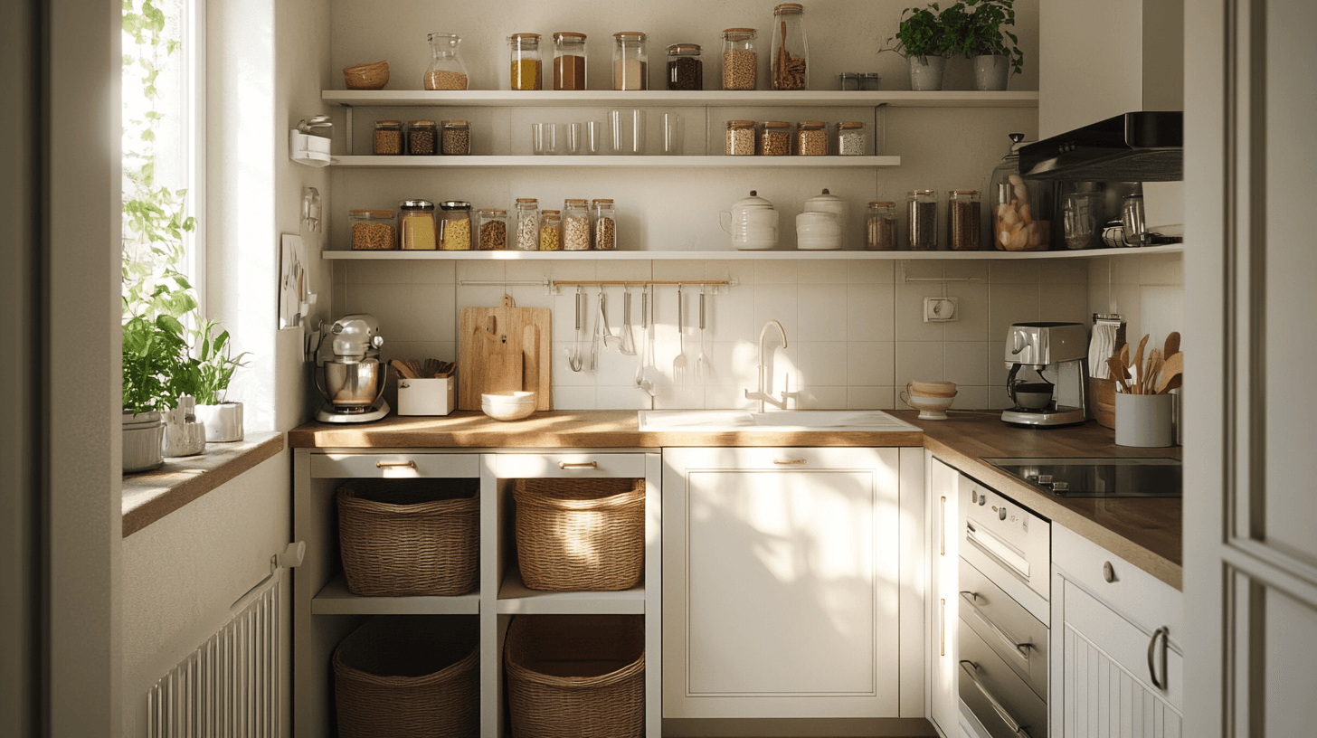 Clever storage: Organization in small kitchens