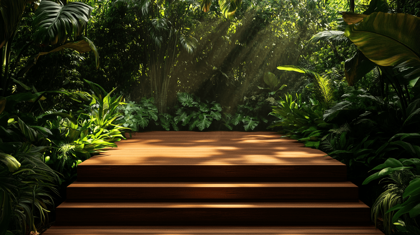 Wooden terraces: Naturalness and warmth
