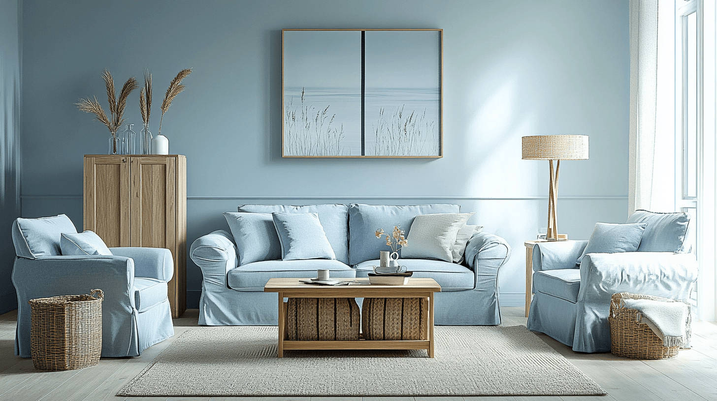 Living styles with light blue: From Scandinavian to maritime