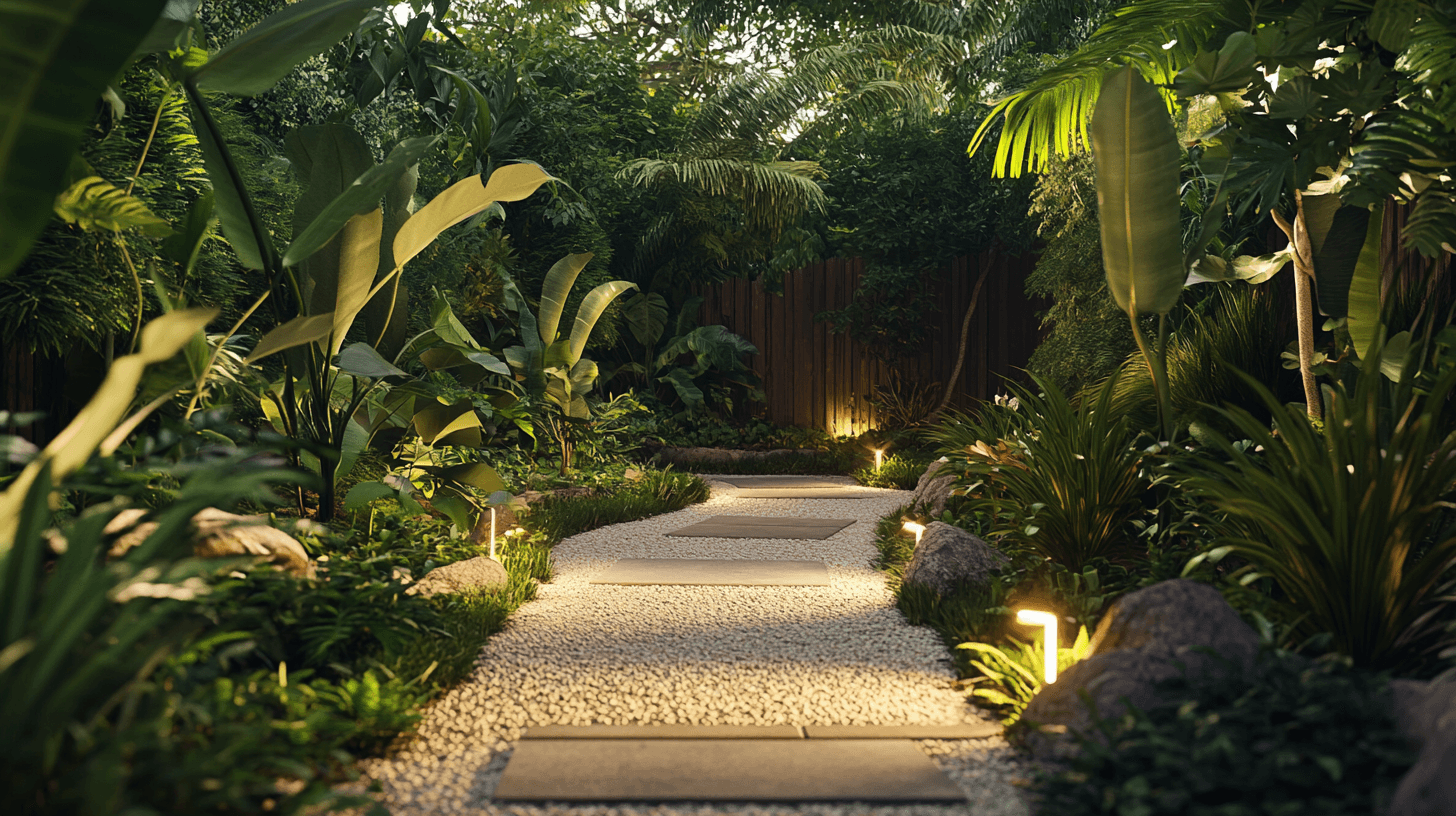 Creative design options for garden path lighting