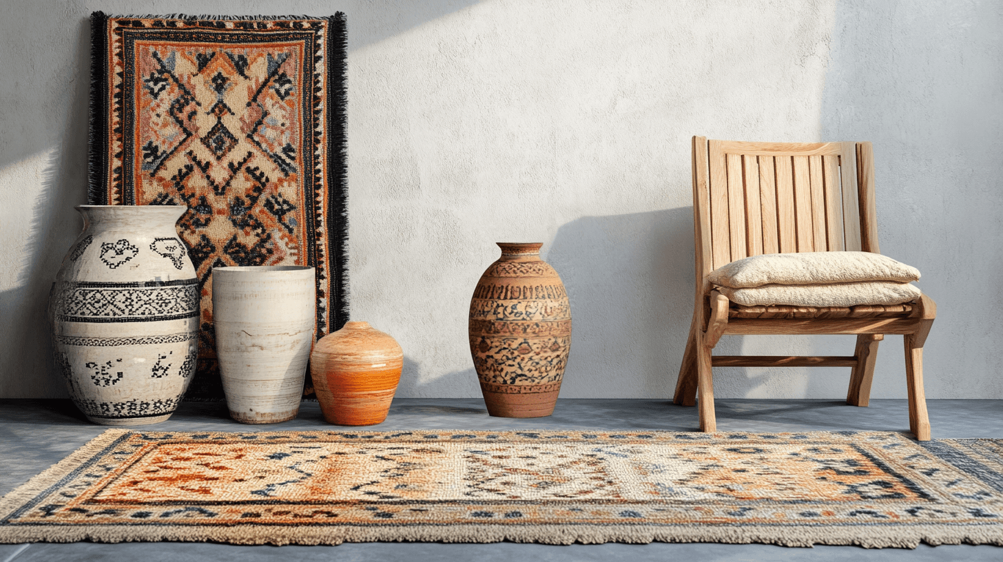 Furniture pieces with international flair