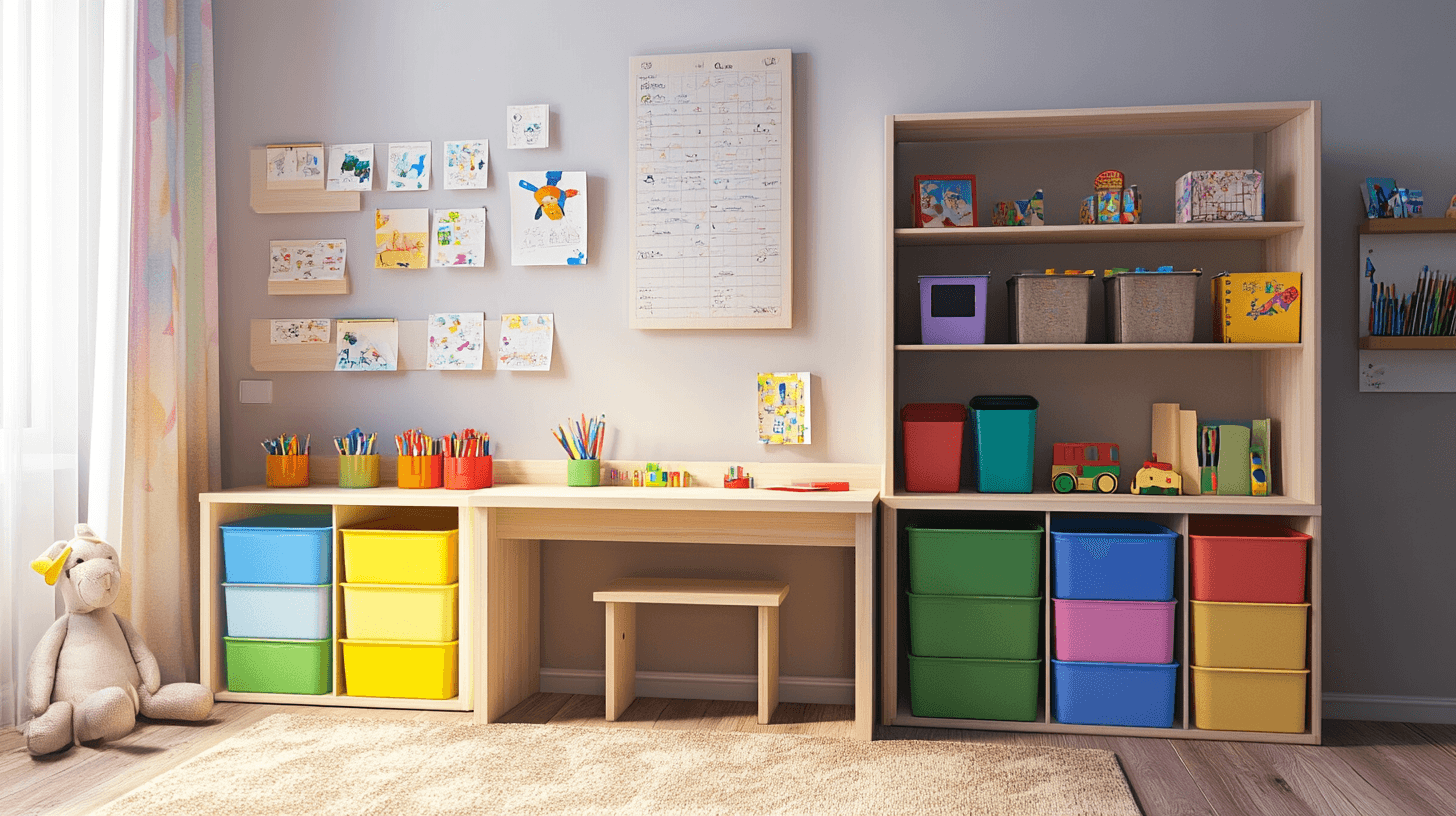 Furniture for a creative and tidy children's room