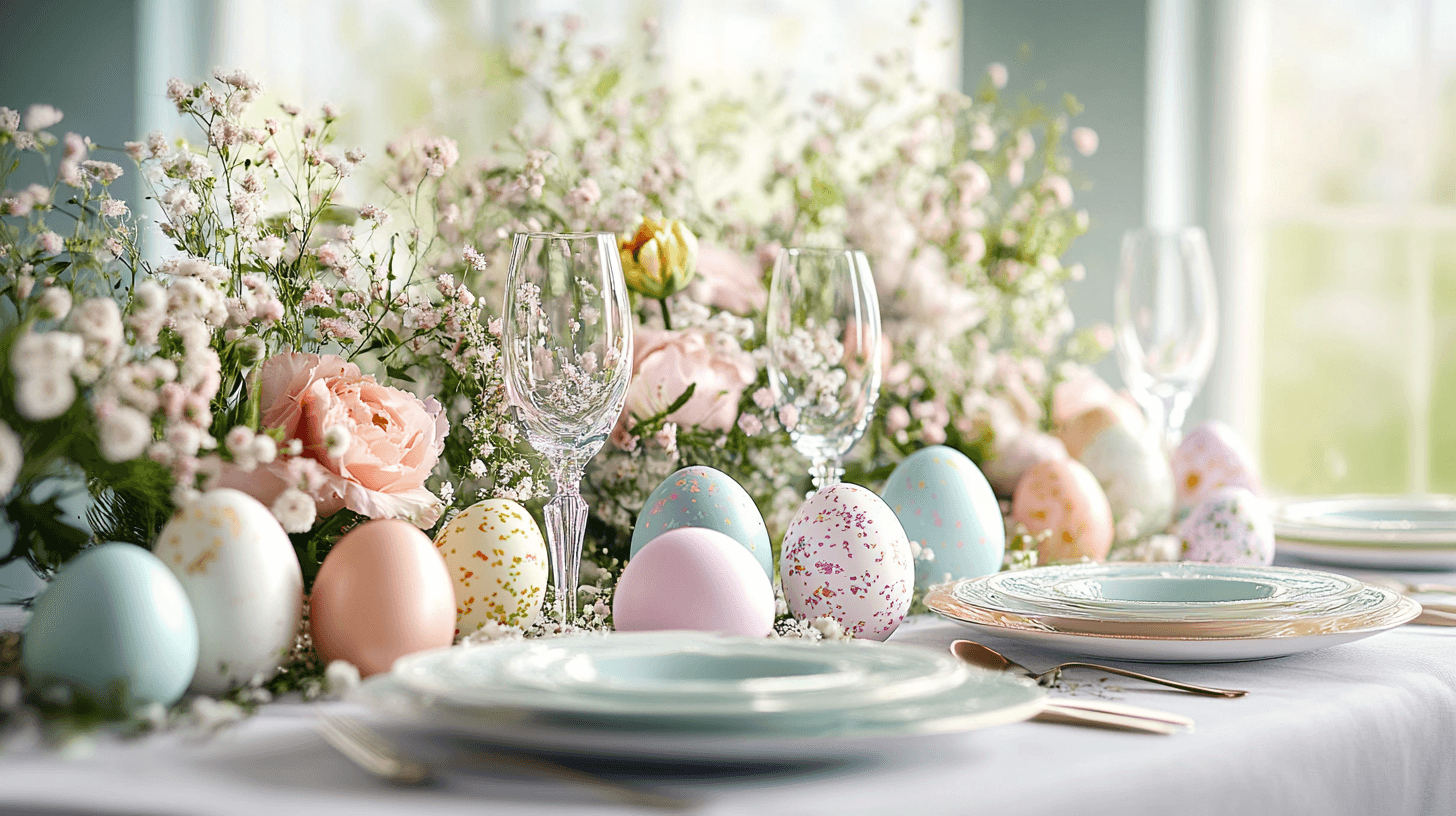 Table decorations for Easter
