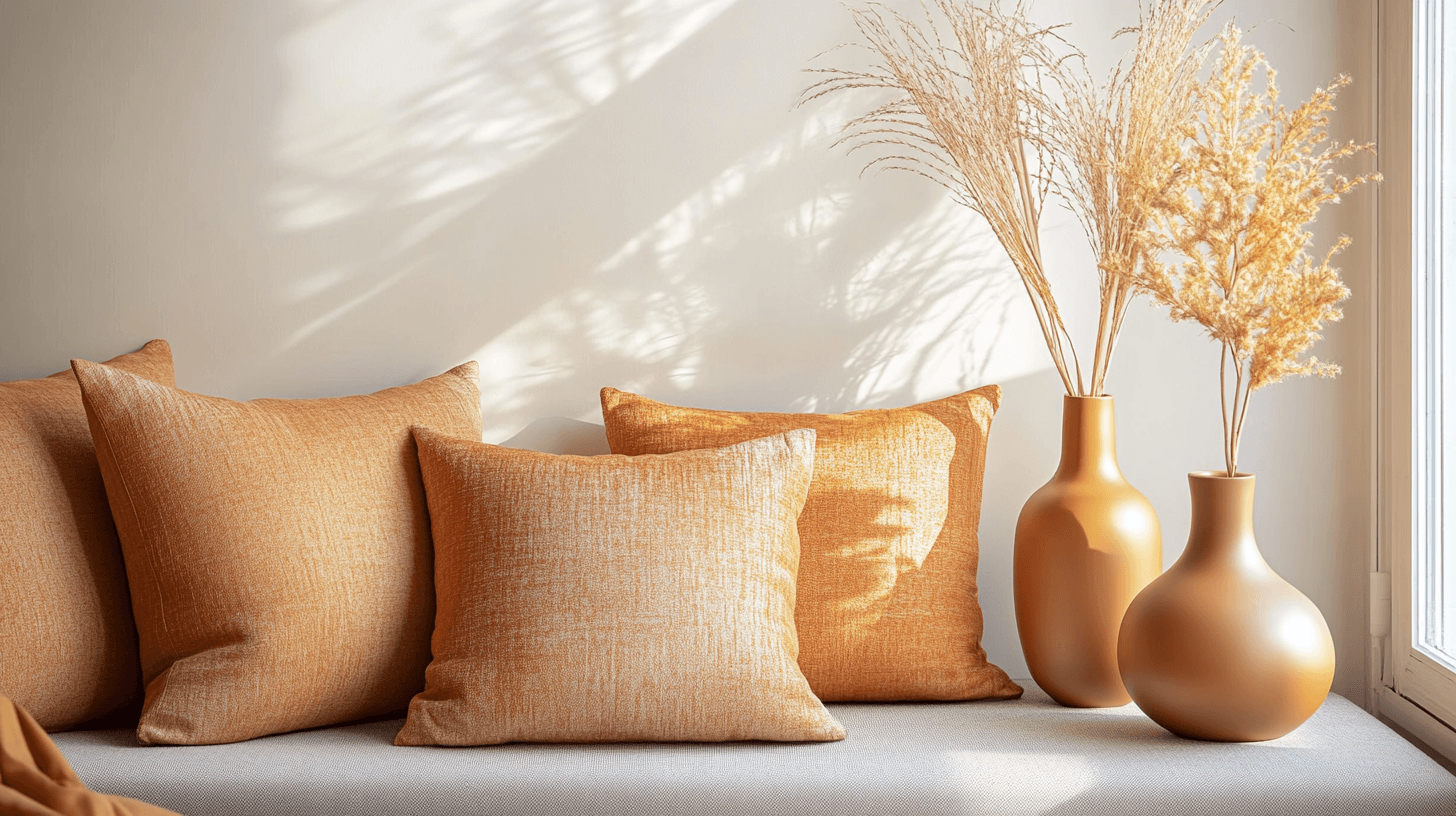 Decorative Accents in Ochre: Stylish Details