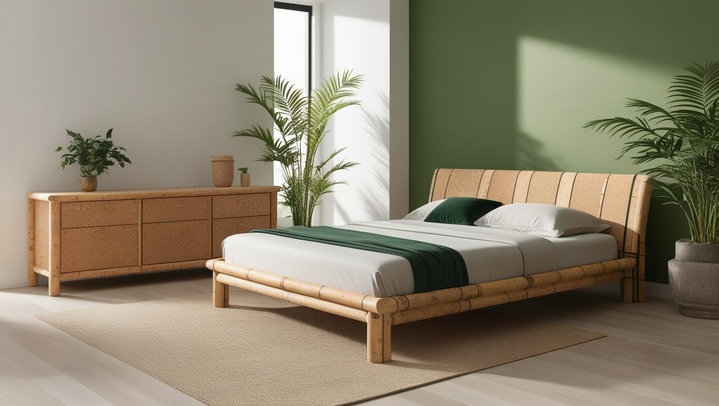 Furniture made from bamboo, cork & hemp: Sustainable materials for modern living