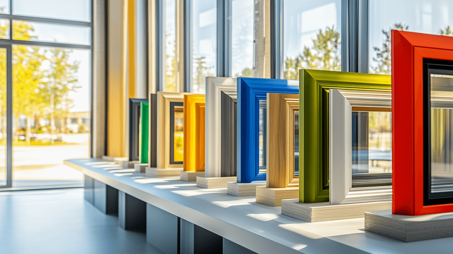 Materials and their effect on colored window frames
