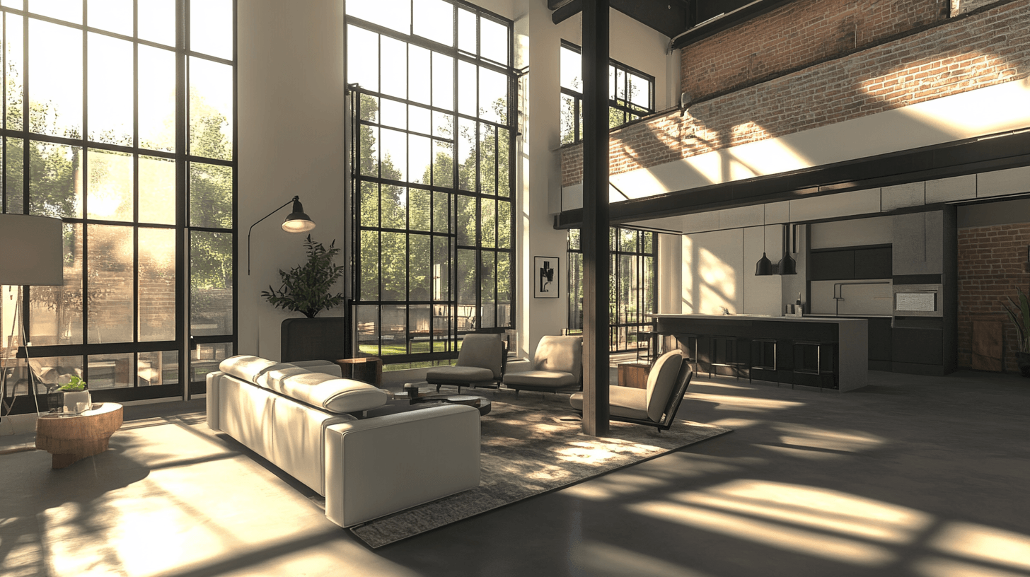 Designing a Loft Living Room: Open and Modern