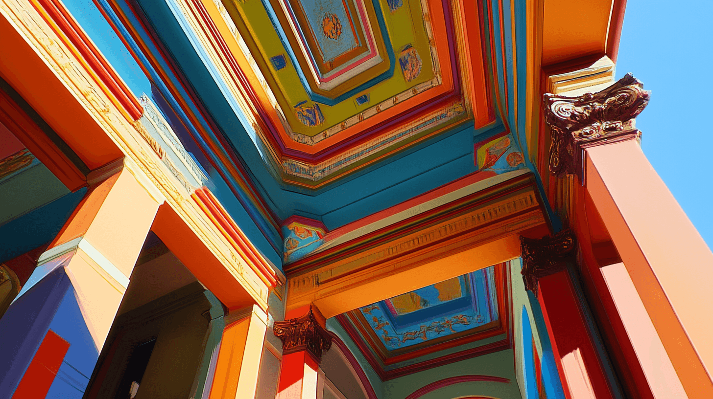 Techniques for Designing Colorful Ceilings