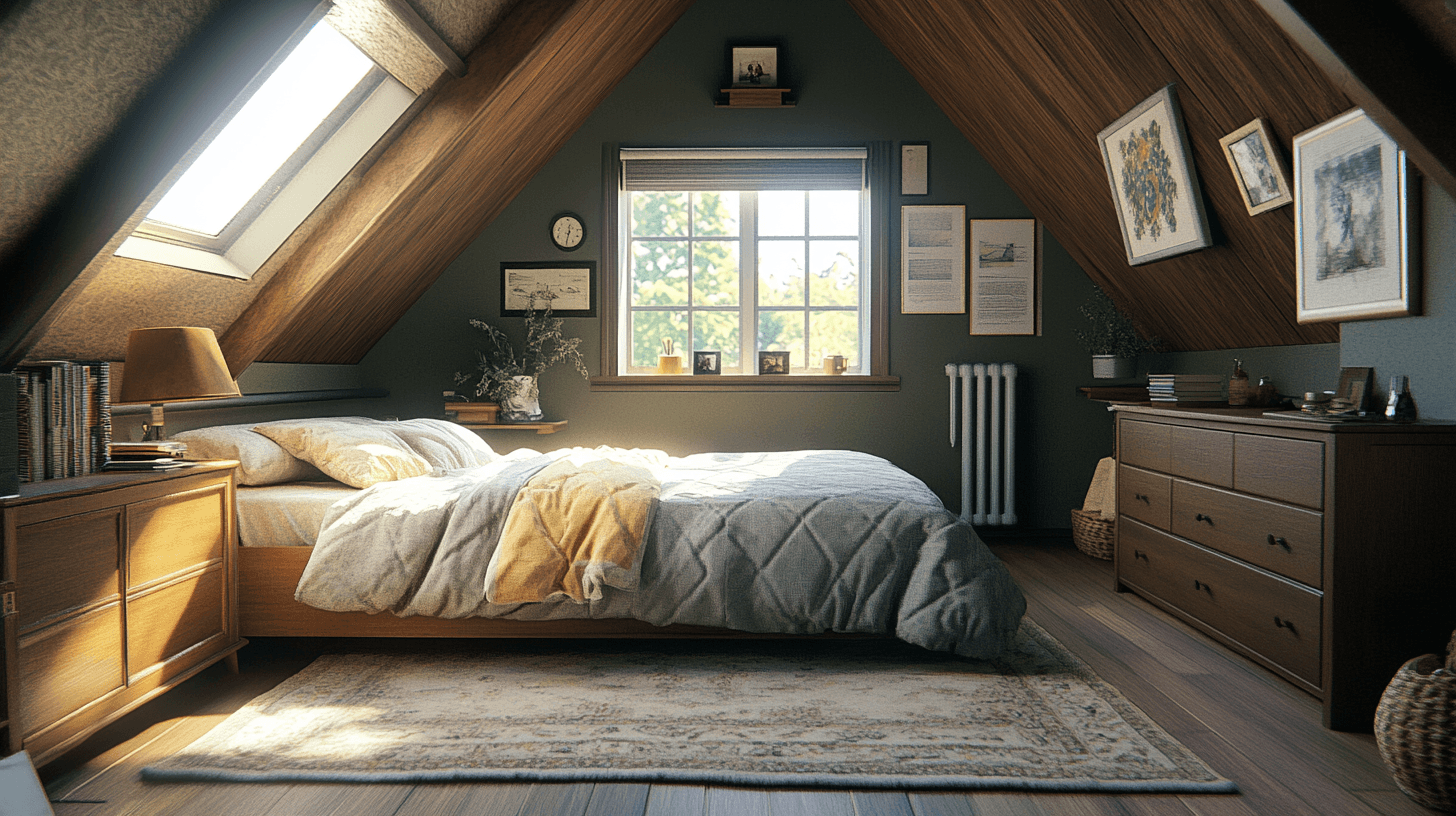 Space planning and design ideas for sloped ceilings