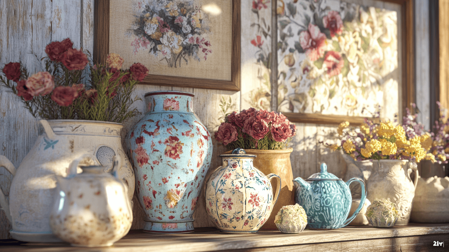 Decorative elements for the French country style