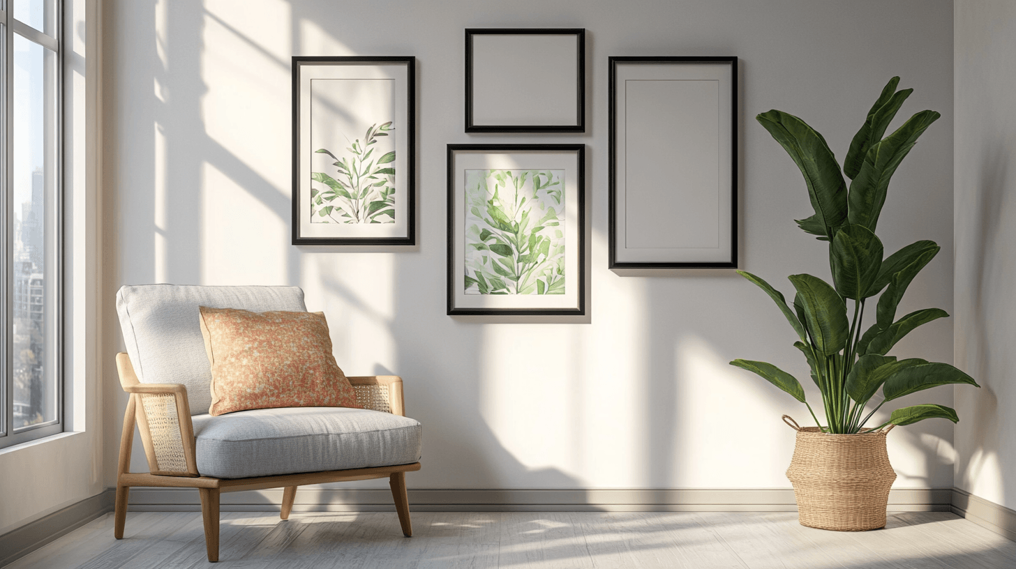 Picture frames as decorative elements: More than just borders