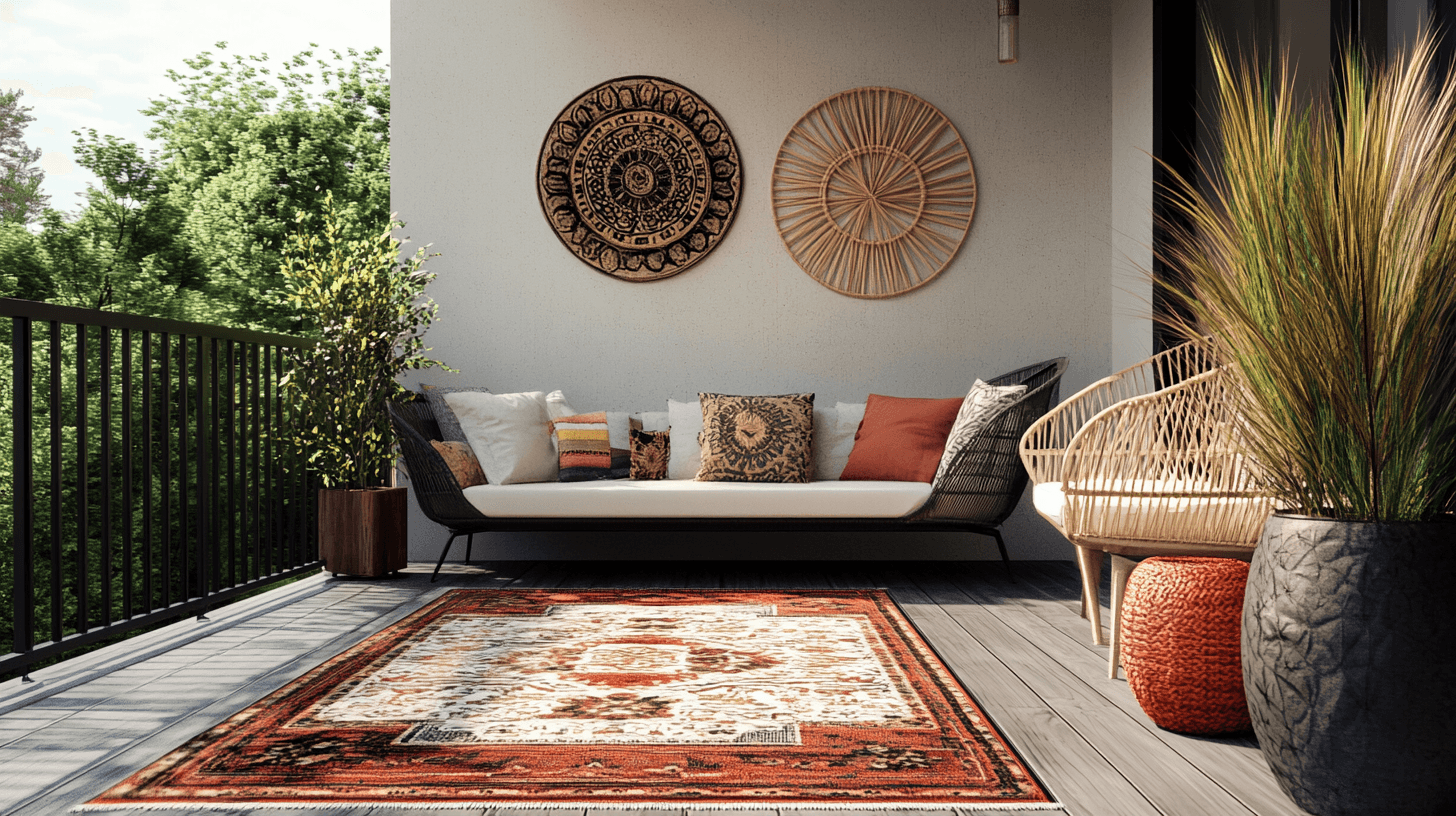 Stylish design ideas with outdoor rugs