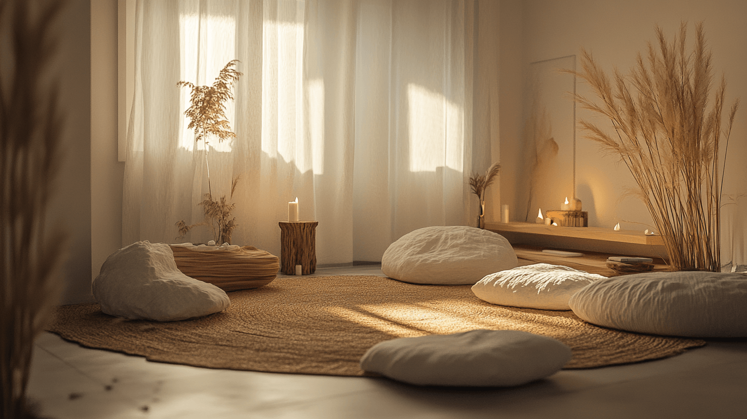 Living styles for meditative spaces