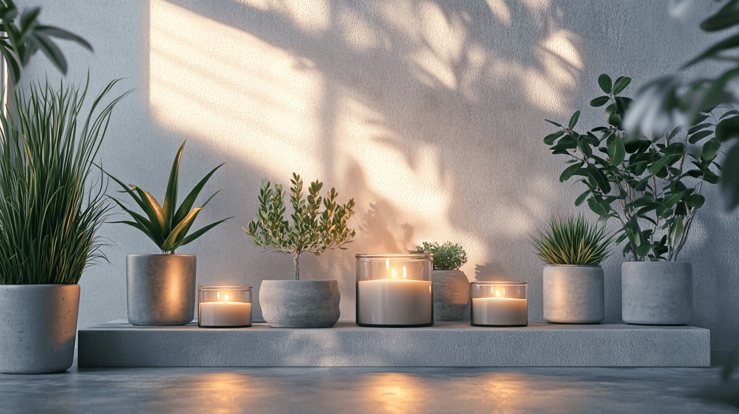 Decorative elements for a calming atmosphere