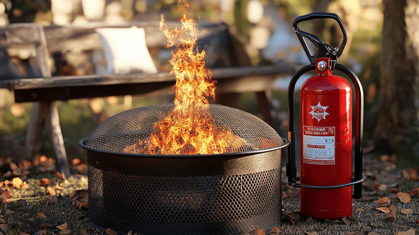 Safety aspects of an outdoor campfire