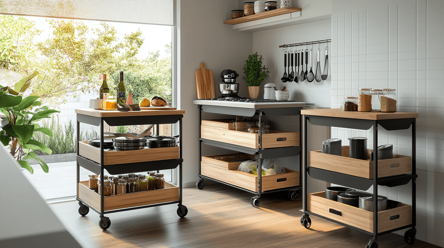 Advantages of kitchen carts in the kitchen