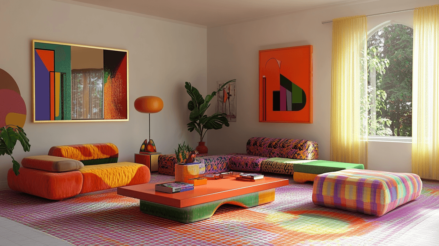 Retro look of the 90s: The comeback of colorful design