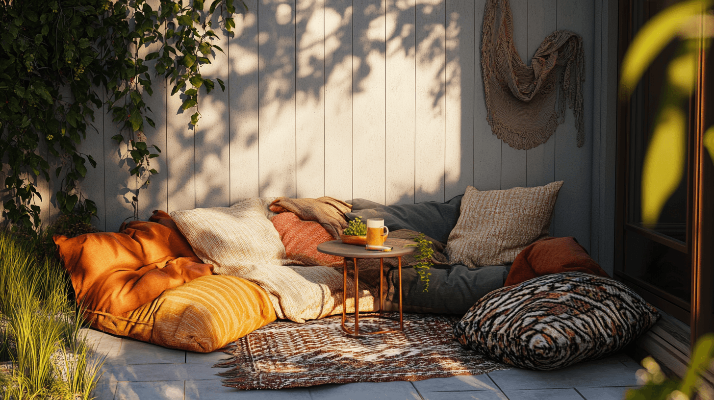 Furniture and textiles for coziness