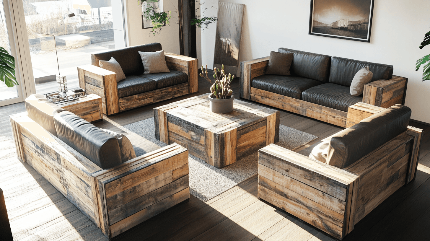 Reclaimed wood as furniture material: Sustainability and style