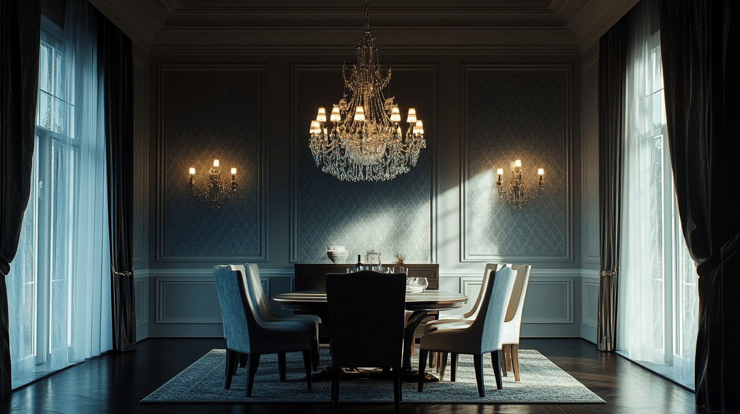 Optimal placement of the chandelier