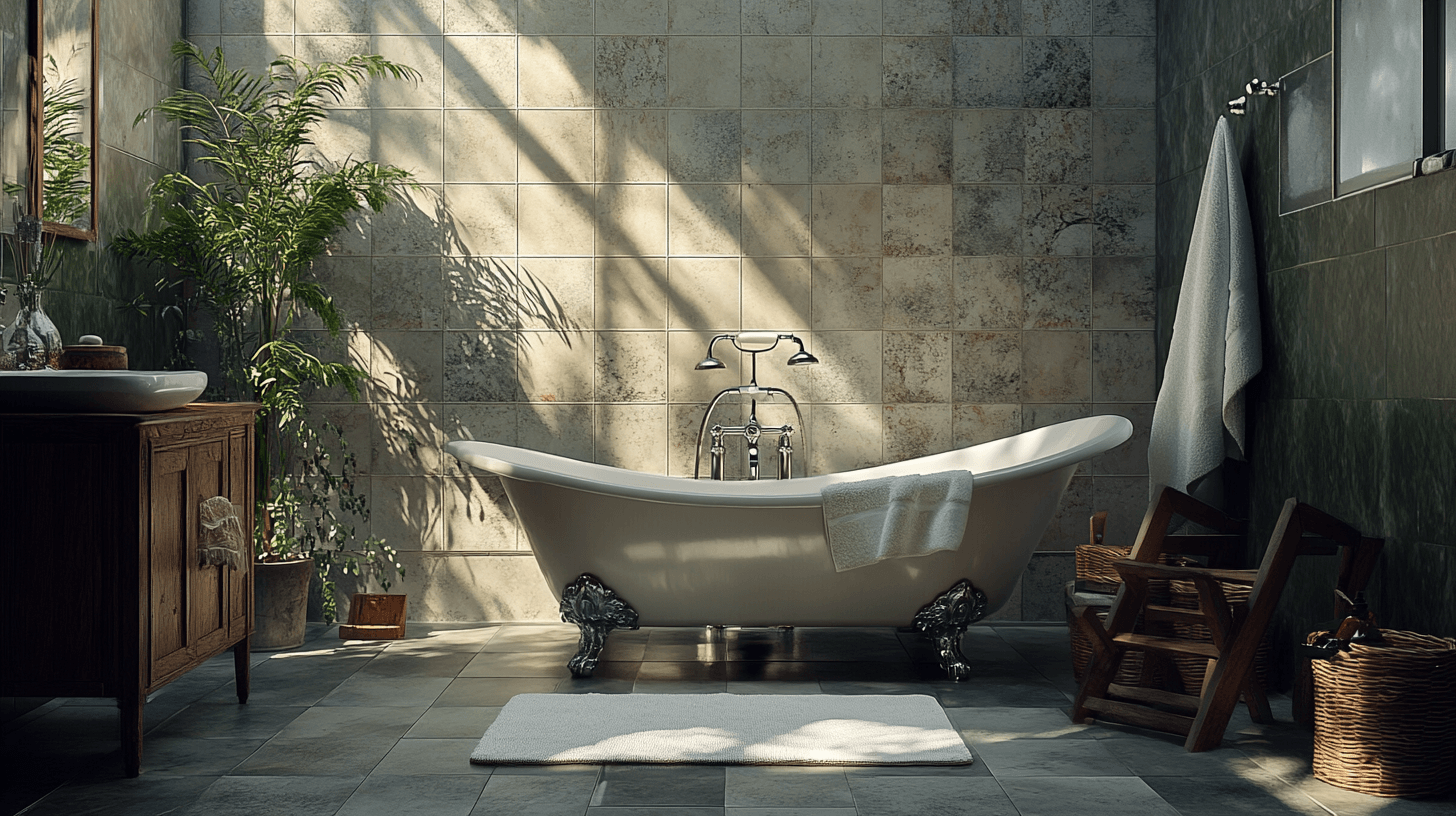 Bathroom with natural stone: Elegance and durability
