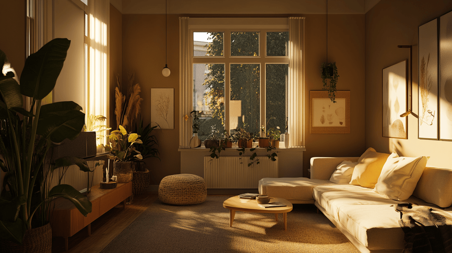 Walls in natural colors: The trend towards earth tones