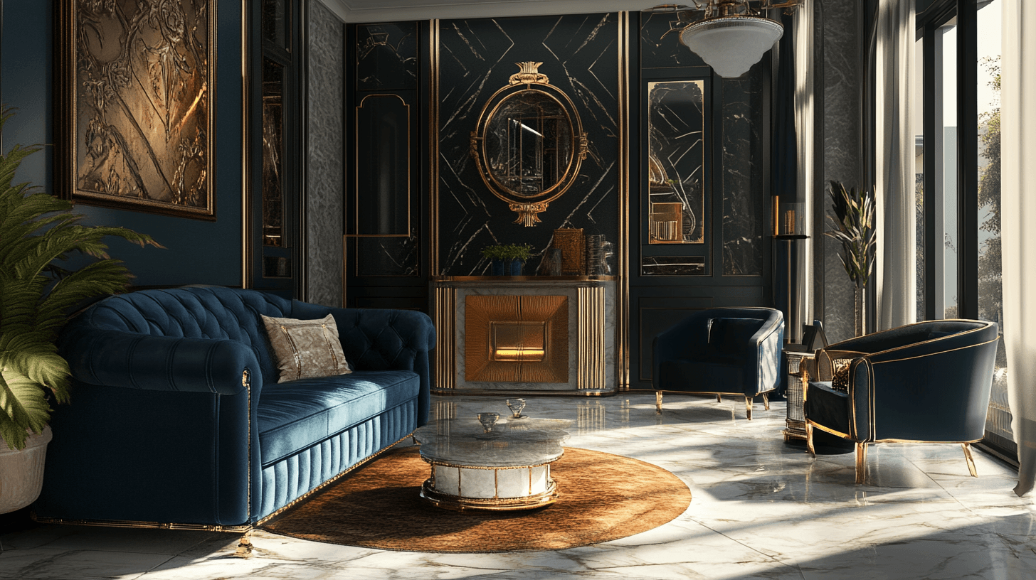 Living styles in Art Deco design: From retro to modern