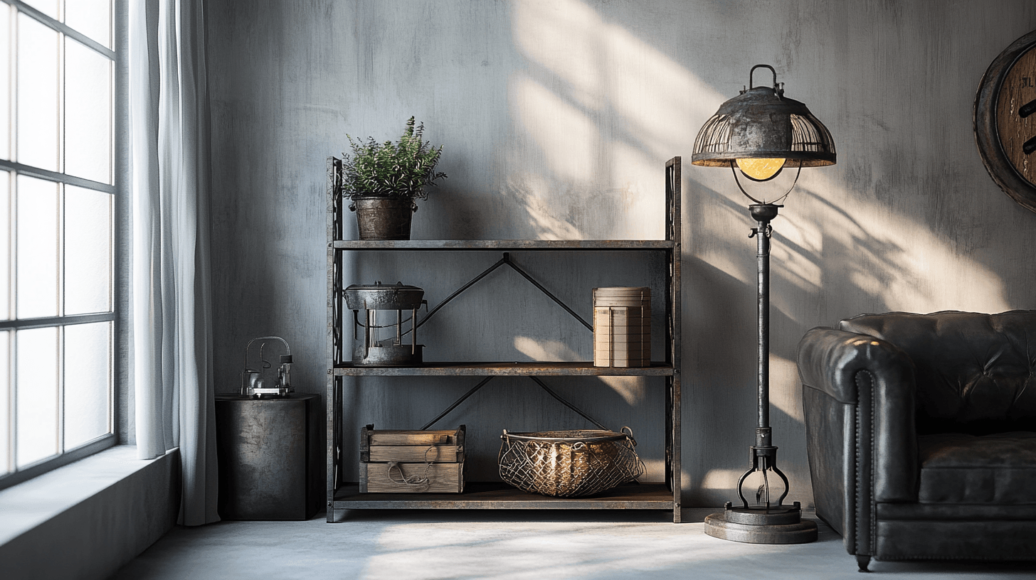 Metal furniture and accessories: Shiny upcycling ideas