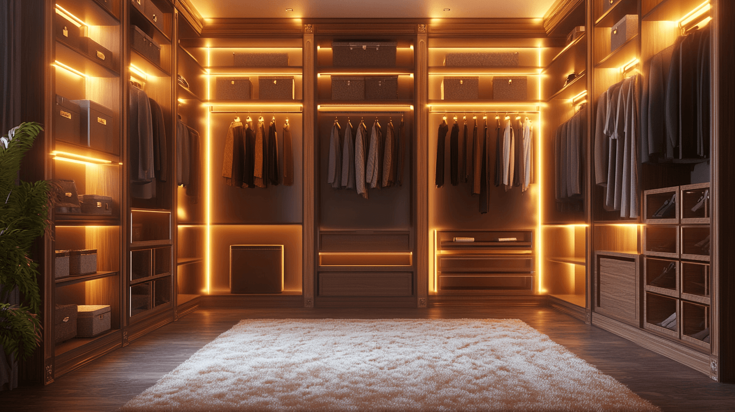 Walk-in Closet: Luxury and Organization in the Bedroom