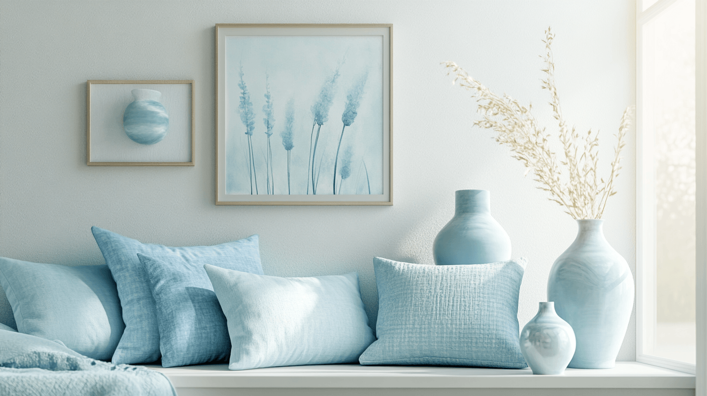 Decoration in Light Blue: Fresh Accents for Your Living Room