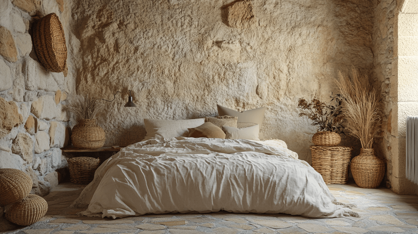 Decorative elements made from natural materials: Setting accents