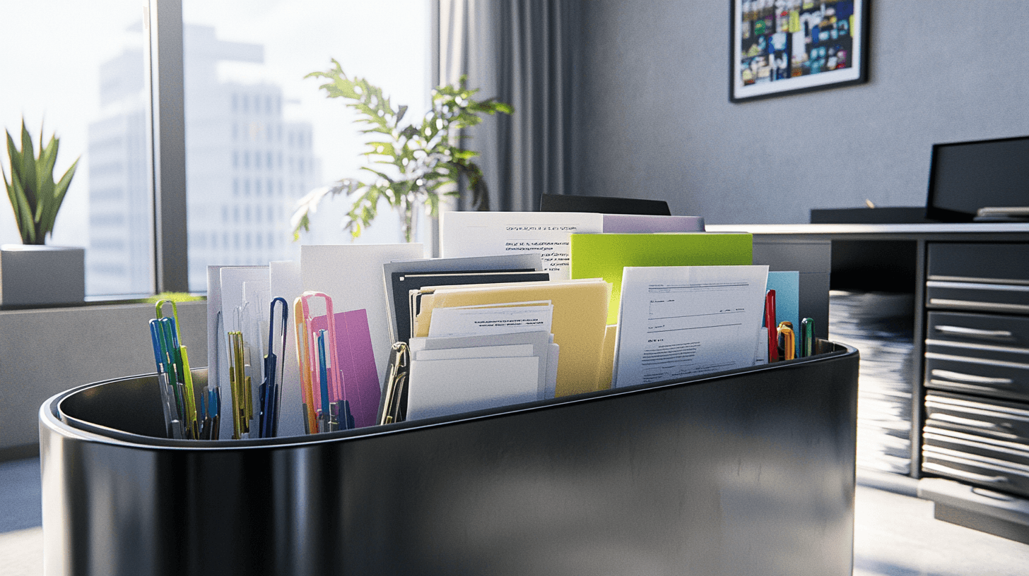 Order in the office: Rolling container for your documents