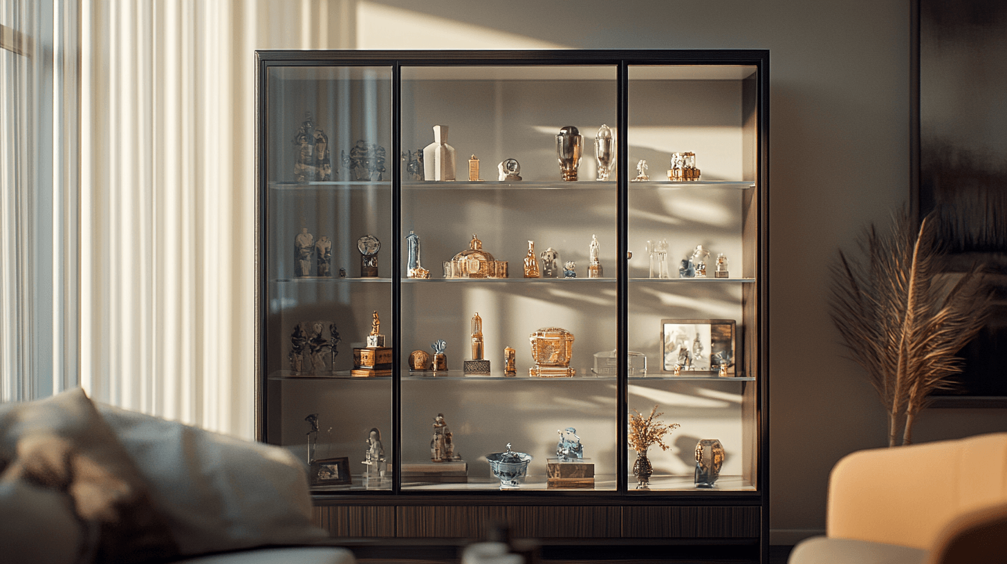 Elegant presentation: Display cases for your favorite pieces