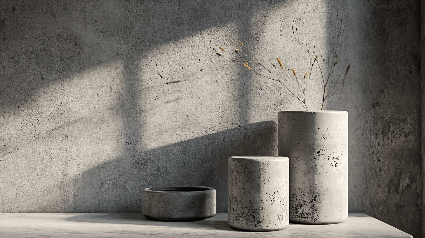 Decorative elements made of concrete: Small accents with a big impact
