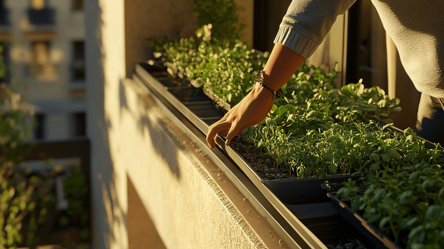 Care and Harvesting of Balcony Herbs