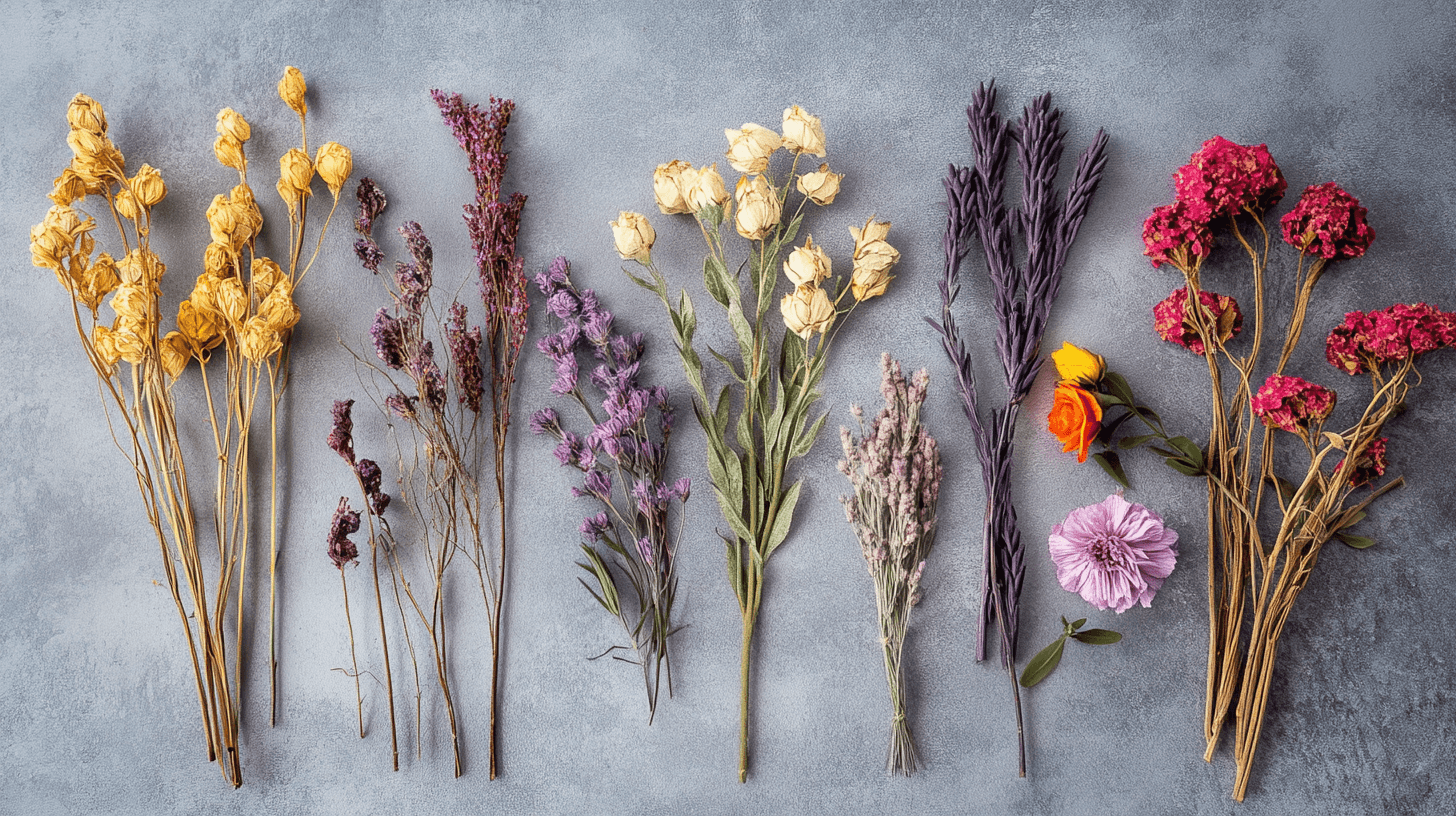 The variety of dried flowers: Which flowers are suitable?