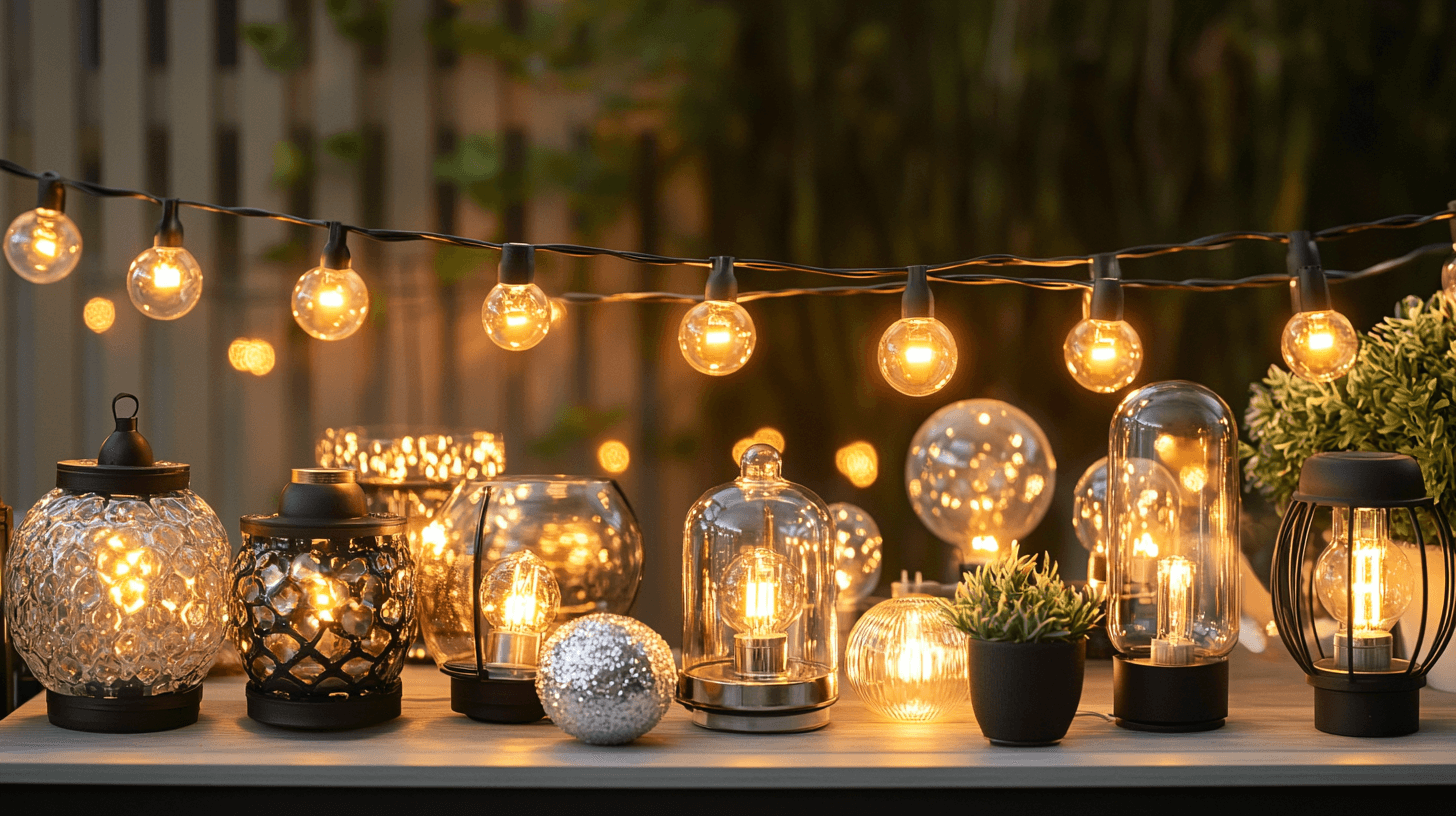 The right choice of outdoor string lights