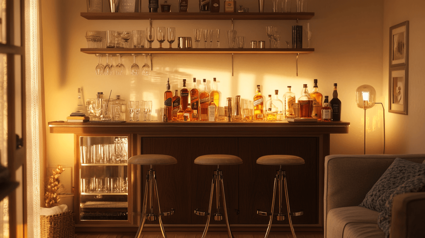 Setting up a home bar: The perfect place for social evenings