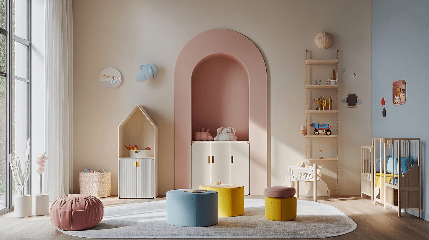 Children's rooms for different age groups: Flexible and functional