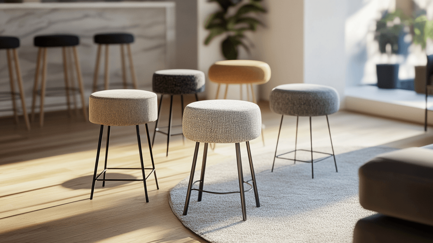 Flexible seating options: stools for every occasion