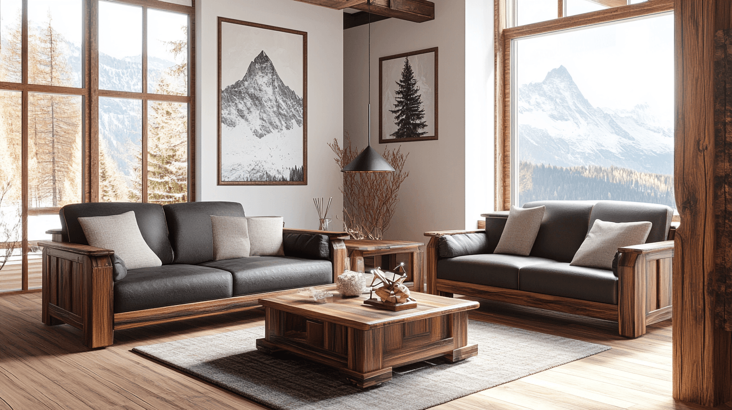 Furniture in modern Alpine style