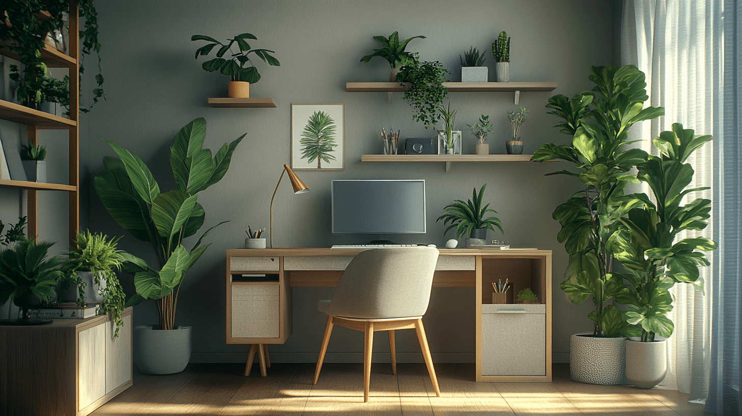 Decoration and personal touches in the home office